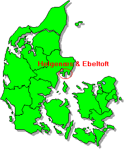 Kort med Helgen&aelig;s og Ebeltoft markeret